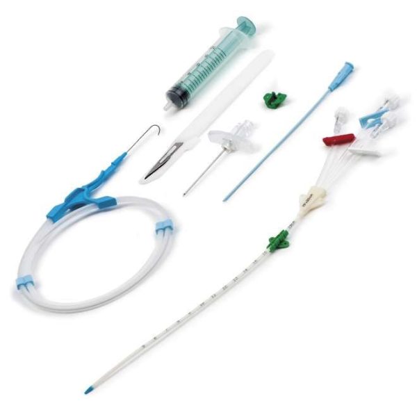 Набор для катетеризации крупных сосудов по Сельдингеру трёхканальный № 4.5F